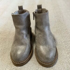 Nordstrom Kids Boots - Silver and Tan